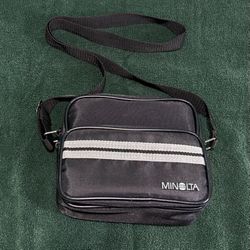 Minolta Camera Case Black With Carrying Strap