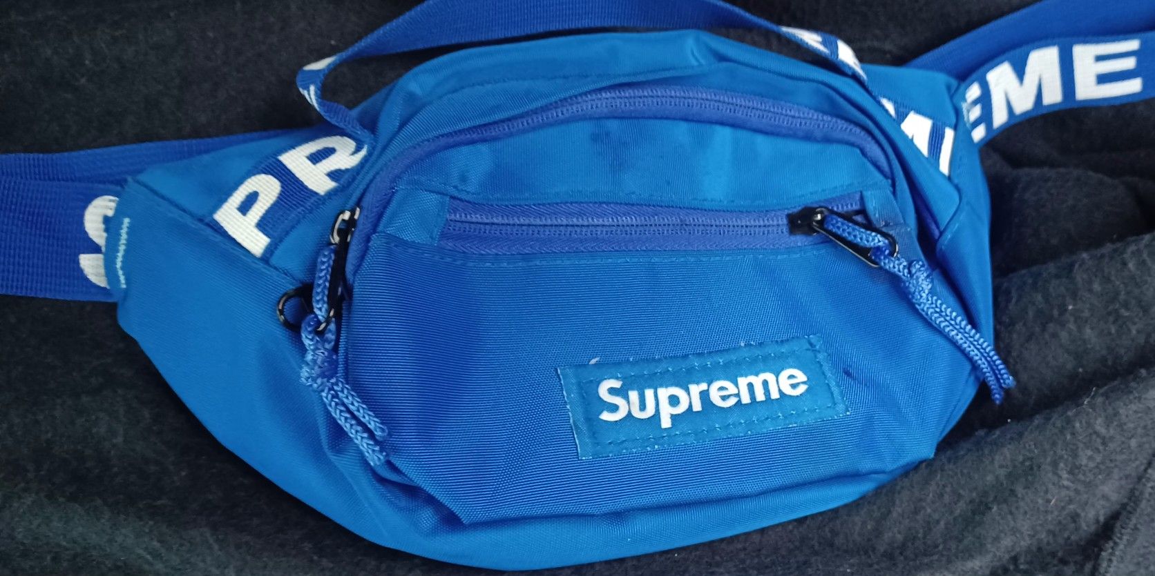 Royal Blue Supreme Waist Bag Fanny Pack Mens Or Womens