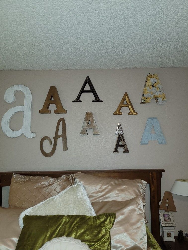 Letter A WALL DECORATION