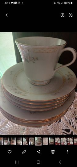 Ling Ling  Antique Fine China Jade Tree Pattern
