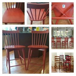 Pottery Barn High Chairs set of four