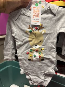 New 6mos Holiday Onesie
