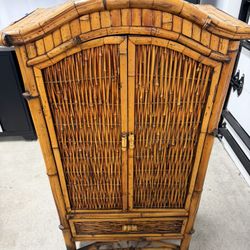 Antique Bamboo Cabinet 