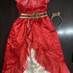 Halloween Costume Disney Princess Elena Girls Size S