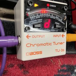 Boss TU-3s Chromatic Tuner And Power Supply