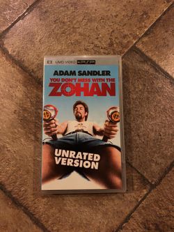 PlayStation portable You Don’t Mess With The Zohan movie disc PSP
