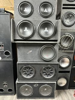 Subwoofer. In Box And Speakers Boxes Diferents  Prices