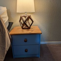 Nightstand And Lamp