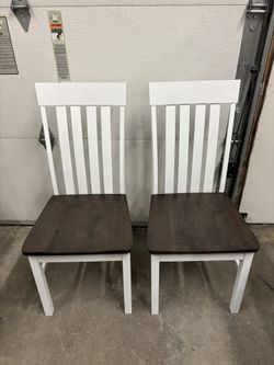 New Set of 2 Kitchen Armless Dining Chairs