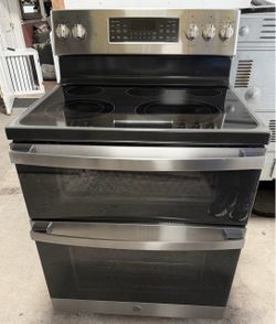 DOUBLE OVEN 5-Element Electric Range w/AIR-FRY