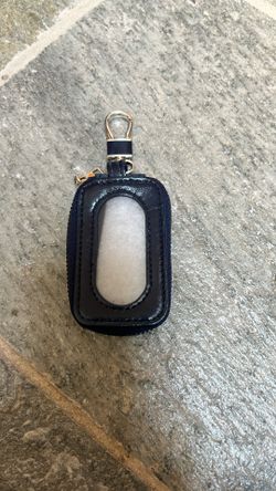 Remote case with keychain brand new leather