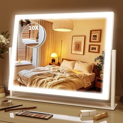 ROLOVE Lighted Makep Mirror 16.3" x 12.6" Hollywood Vanity Mirror