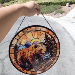 Brand new glass outdoor decor #6 Diameter 12 Inches 