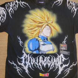 💯 PREMIUM Heavyweight Civil Regime X DragonBall Z Super Saiyan Collab. SIZE  MEDIUM