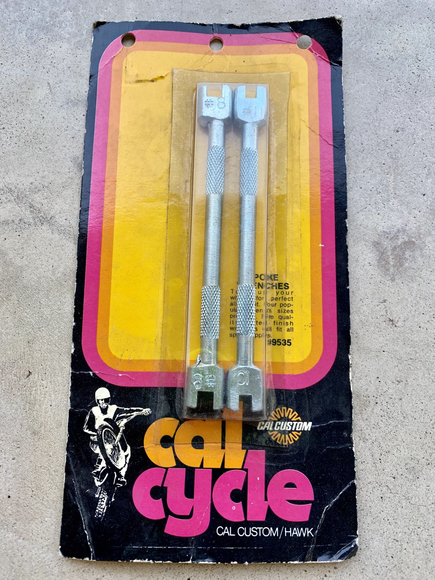 Vintage Cal Custom motorcycle Spoke Wrenches