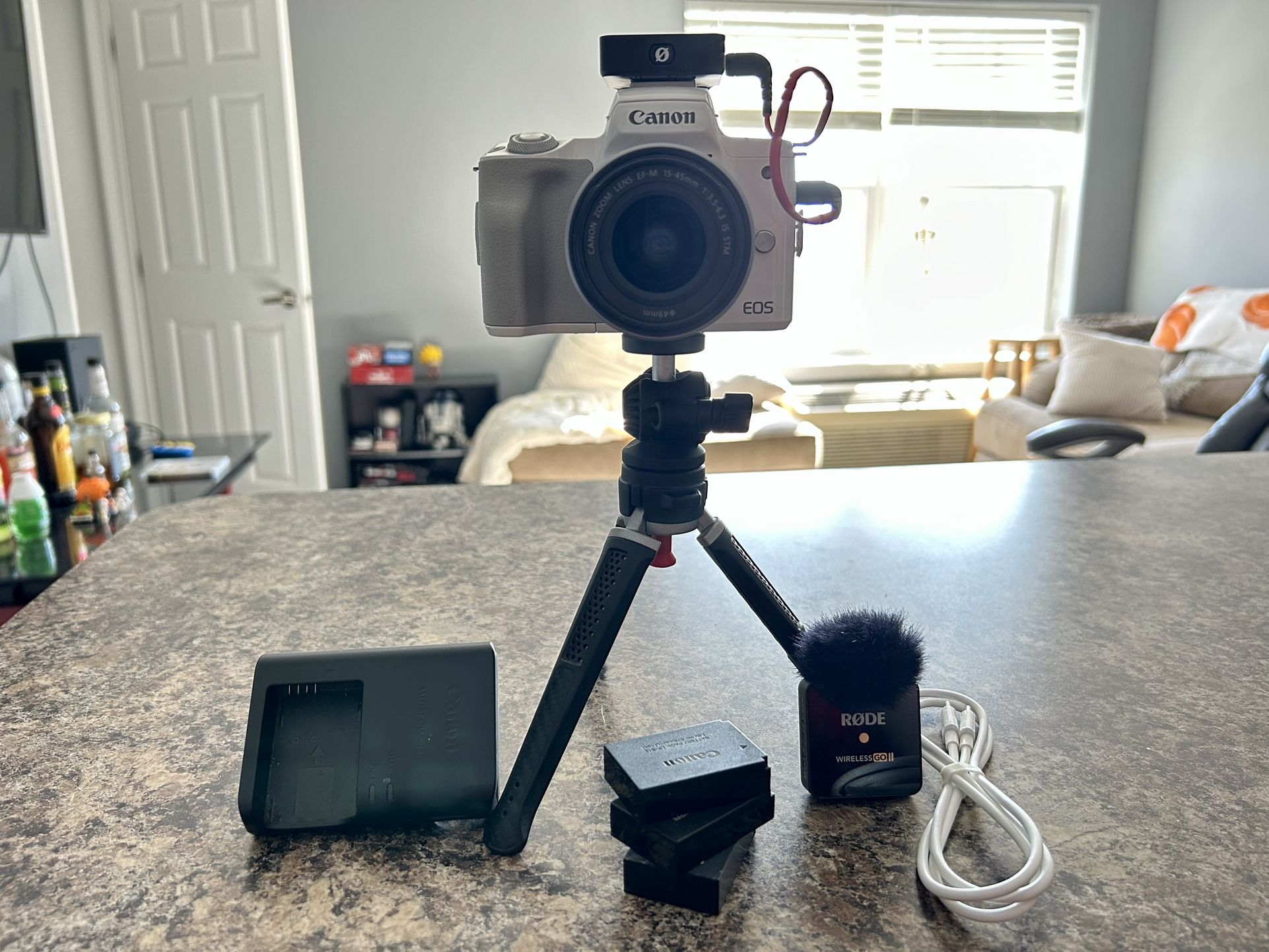 Canon M50 Mark II / RODE Wireless GO II Mic
