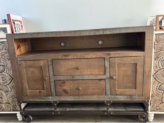 Entertainment Cabinet on Wheels