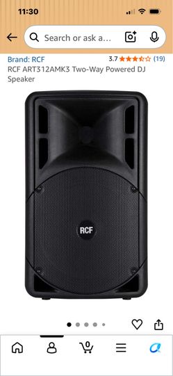RCF ART312AMK3 Two-Way Powered DJ Speaker
