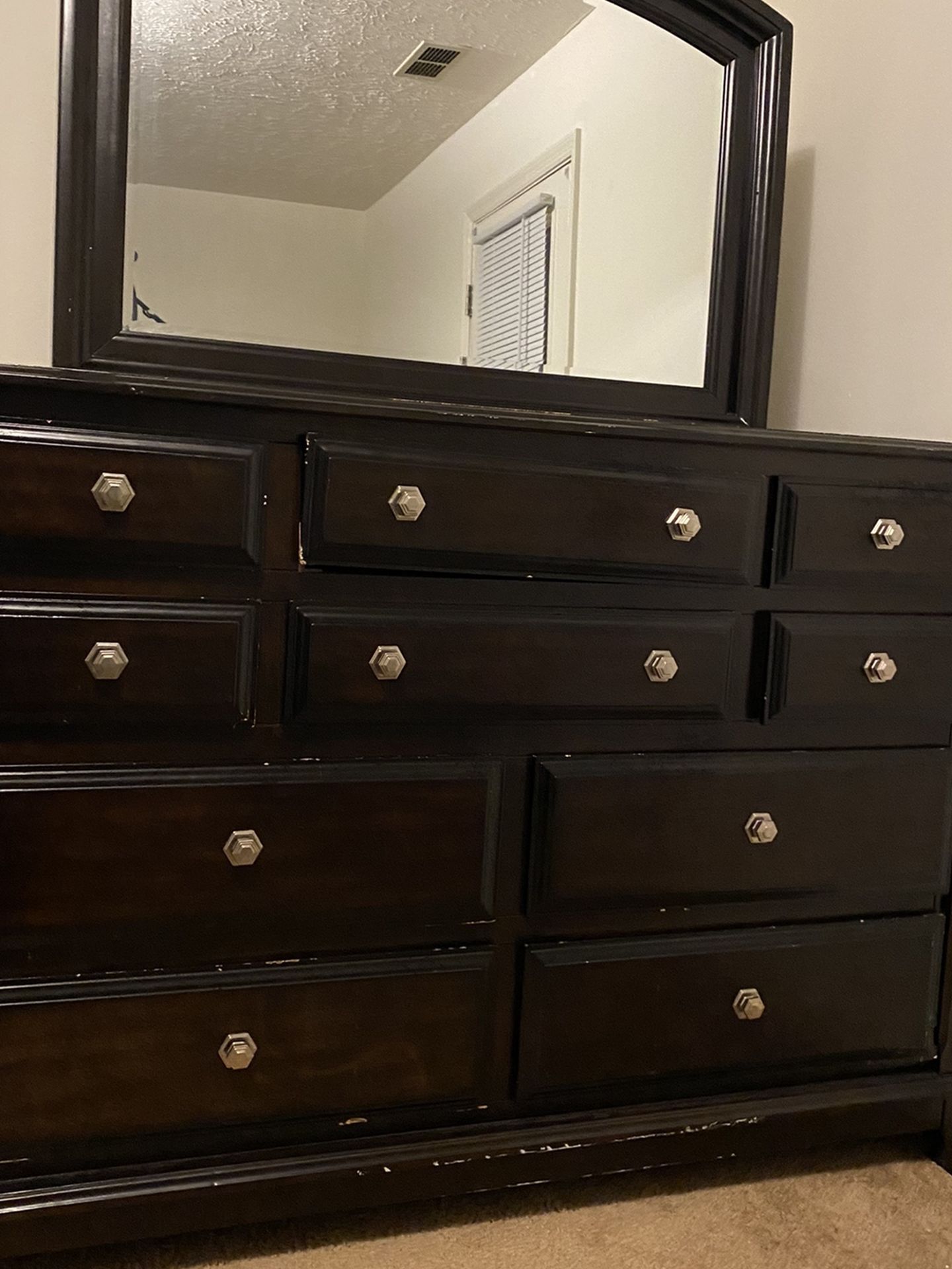 Dresser And Mirror