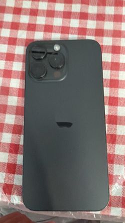 iPhone 15 pro Max black unlocked