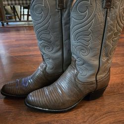 Dan post  Lizard Leather  Boots Men's Size 10EE