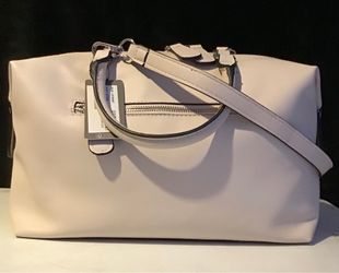 white Guess Lindenberg Satchel