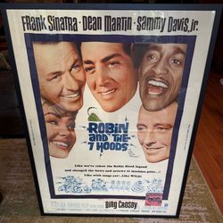 Robin and the 7 Hoods Original Movie Poster Framed