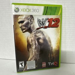 WWE '12 (Microsoft Xbox 360, 2011)  Complete  w/ Manual