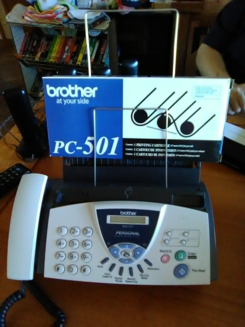 Telephones and fax machine are in good condition
