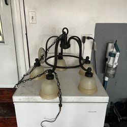 Hampton Bay 5-Light Rustic Bronze Chandelier