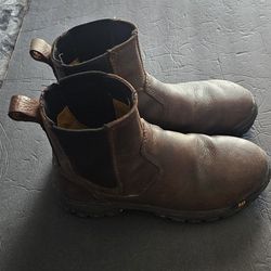 Caterpillar Men  Steel Toe Work Boots,size 7
