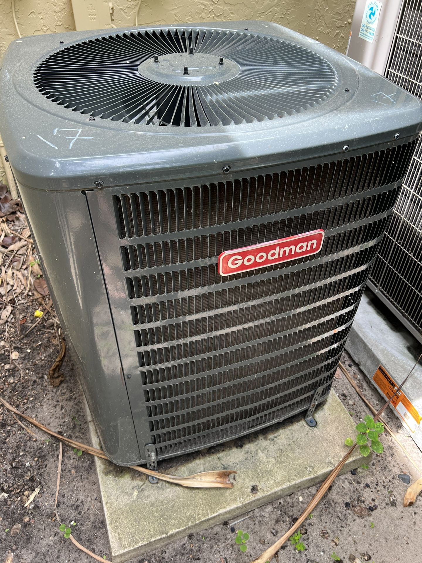 Goodman HVAC System Like New Less Than 2 Years Old for Sale in