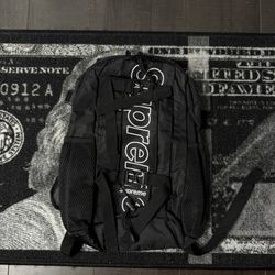 Supreme Black Backpack