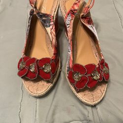 Forever Women's 4” Wedge Adjustable Ankle Strap Platform Wedge Heel Sandals