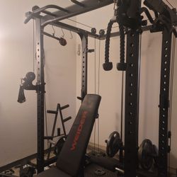 WEIGHT SET & PUNCHING BAG