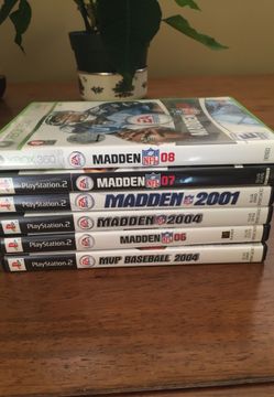 Video game lot PS2 PlayStation Xbox 360