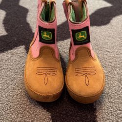 John Deere Baby girl Boots PINK