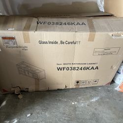 White Bathroom Cabinet
