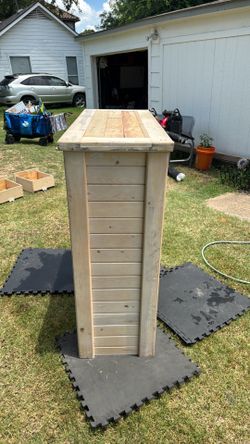 The custom five drawer dresser piece