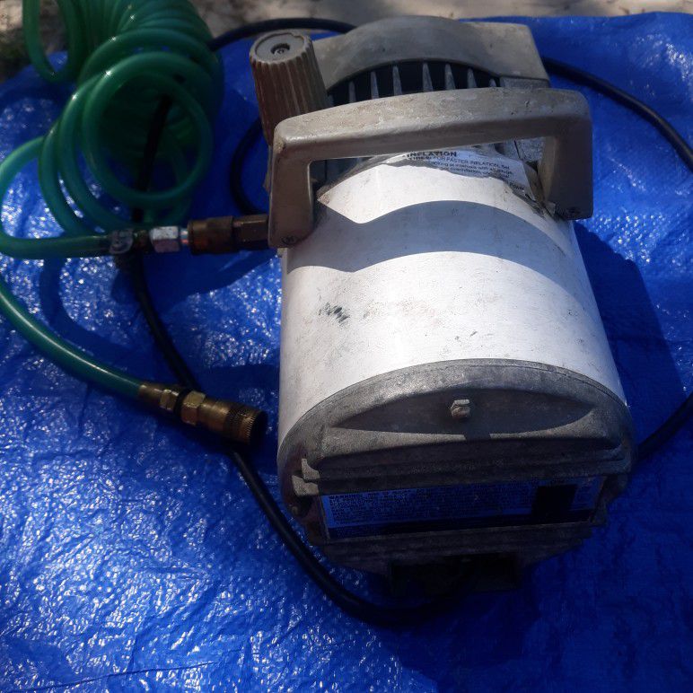 Portable Air Compressor With New Attachments 