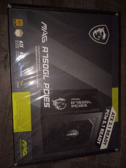 MSI MAG A750GL PCIE5 750W Power Supply