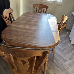 Dining Table And Four Chairs 