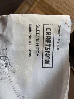 Craftsman tractor sleeve Hitch new in box