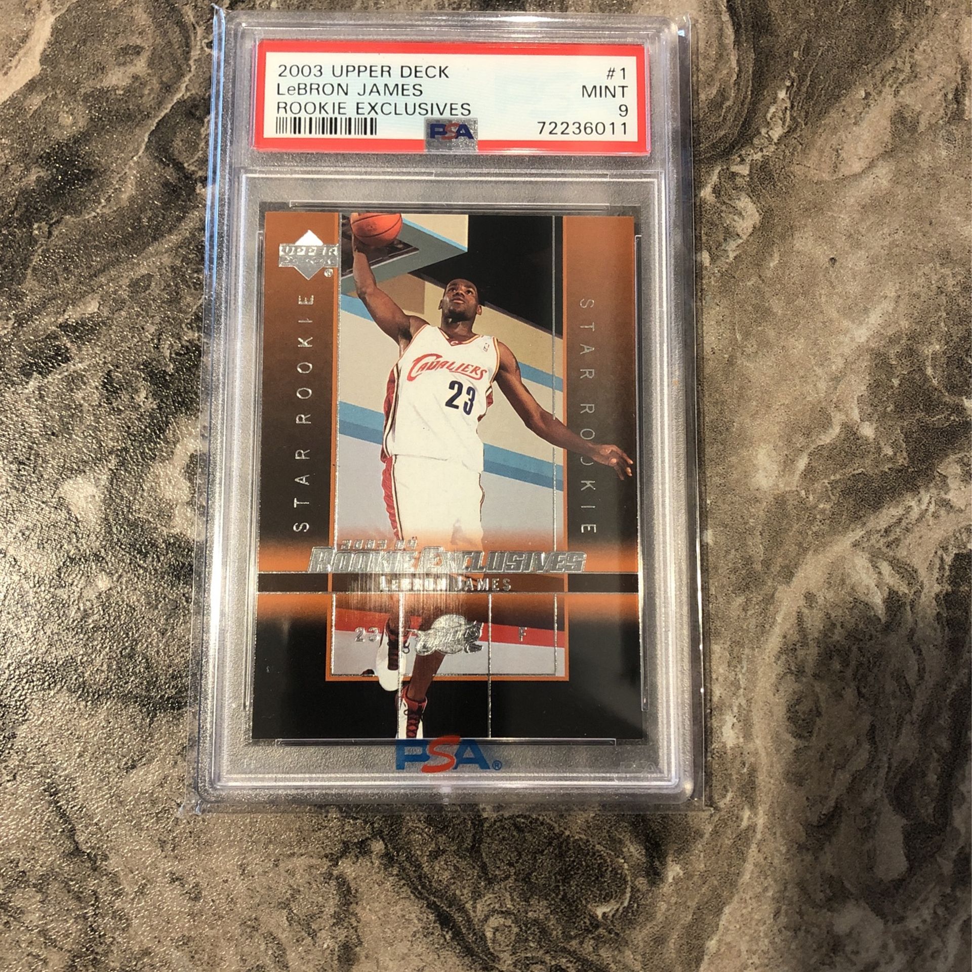 Rookie Exclusives LeBron James Rc PSA 9 for Sale in Mccleary