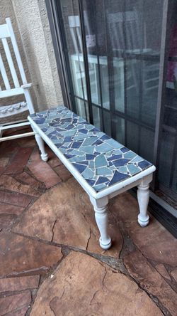 Mosaic bench