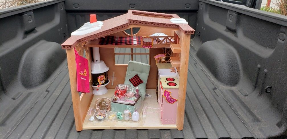 Our Generation Cozy Cabin Dollhouse Playset for 18" Dolls