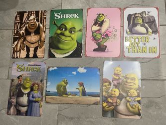 Metal tin signs Shrek collection