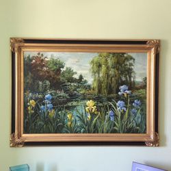 Large Painting 43” By 31” $450. Peter’s Gallery Purchase