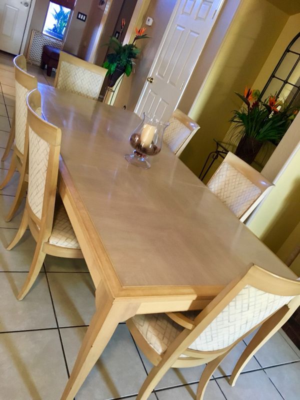 Ethan Allen Dining Table 6 Chairs Furniture In Phoenix Az Offerup