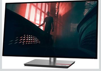 Lenovo ThinkVision P27q-30 27" Class WQHD LED Monitor - 16:9 - Raven Black